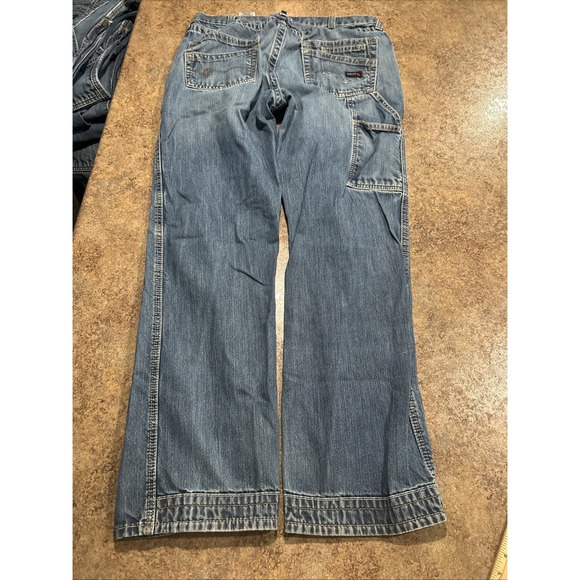 Ariat FR Jeans M4 Relaxed Boot Blue Flame Resistant Denim Workwear Men's 36x34 - Picture 8 of 8